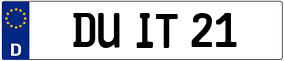 Truck License Plate